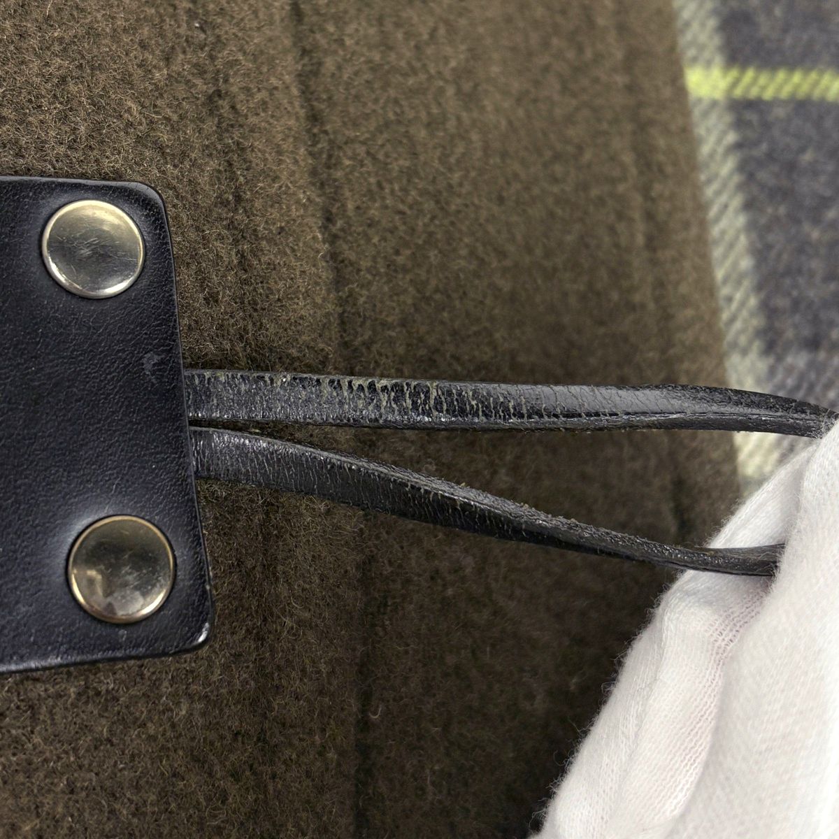 バーバリー BURBERRY ダッフルコート フーディ カーキ FN060-057-70
