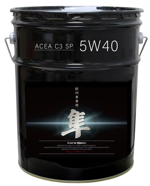 新品 注文後キャンセル不可 欧州車(自動車)用 5W-40 隼エンジンオイル ACEA C3 SP (エステル＋VHVI)4サイクル メンテナンス 潤滑剤 添加剤