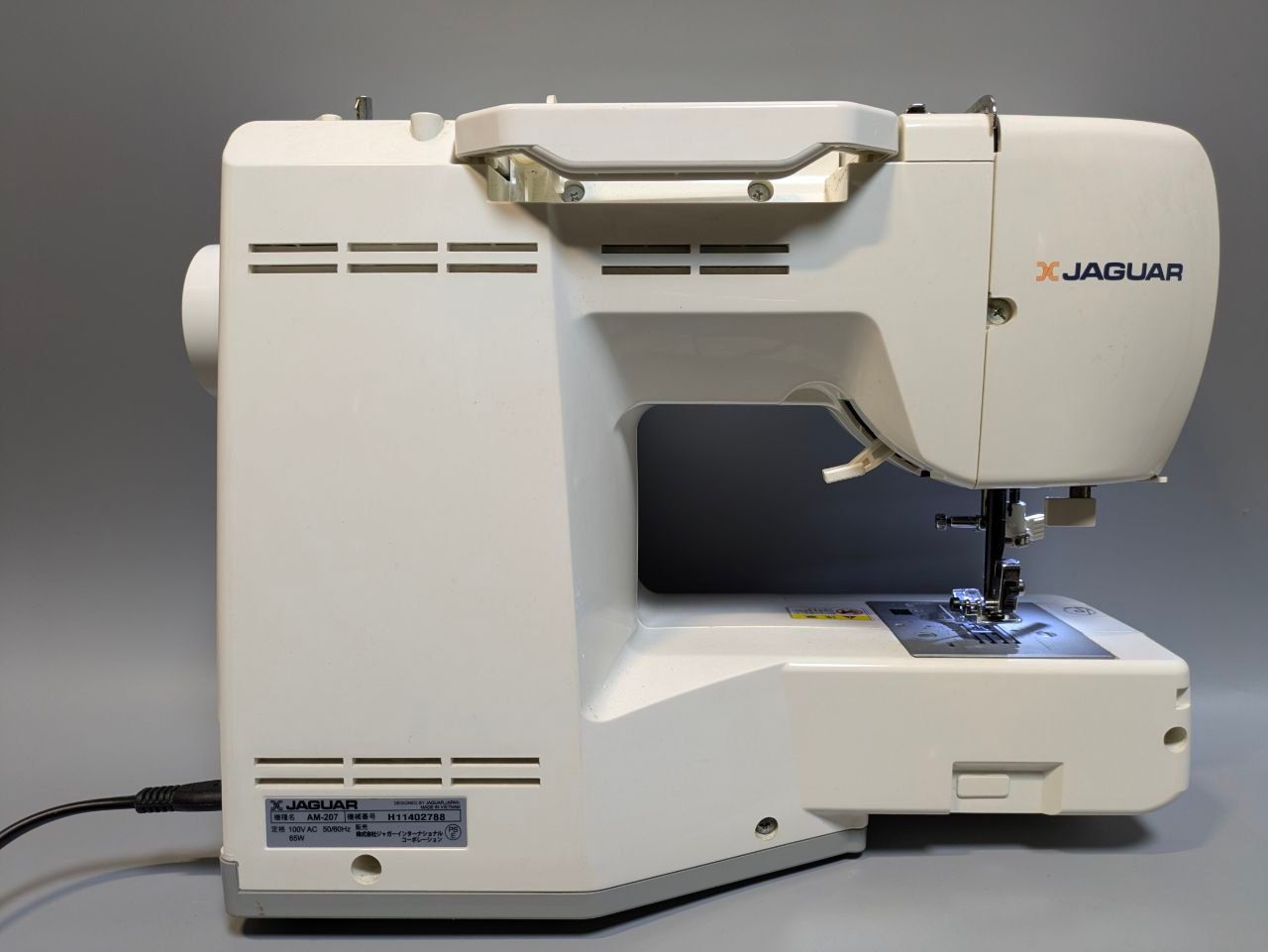 動作確認済JAGUAR ジャガー コンピューターミシン AM-207 電子ミシン