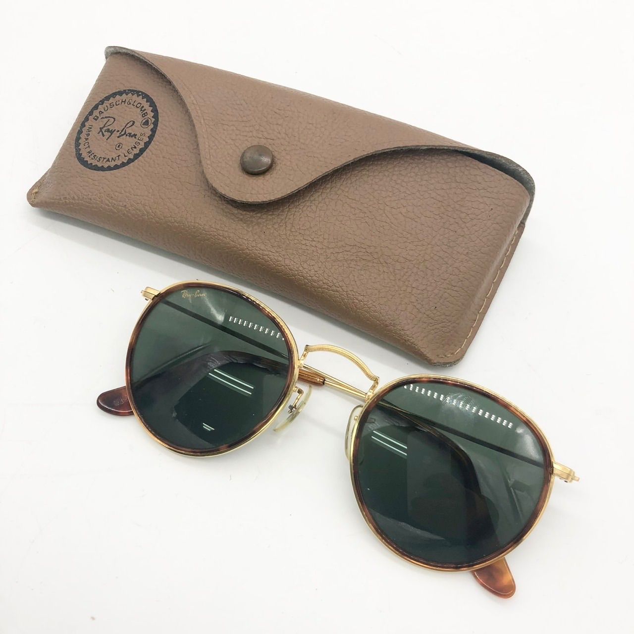 Ray Ban レイバン ボシュロム サングラス ラウンド 丸眼鏡 ケース付き 