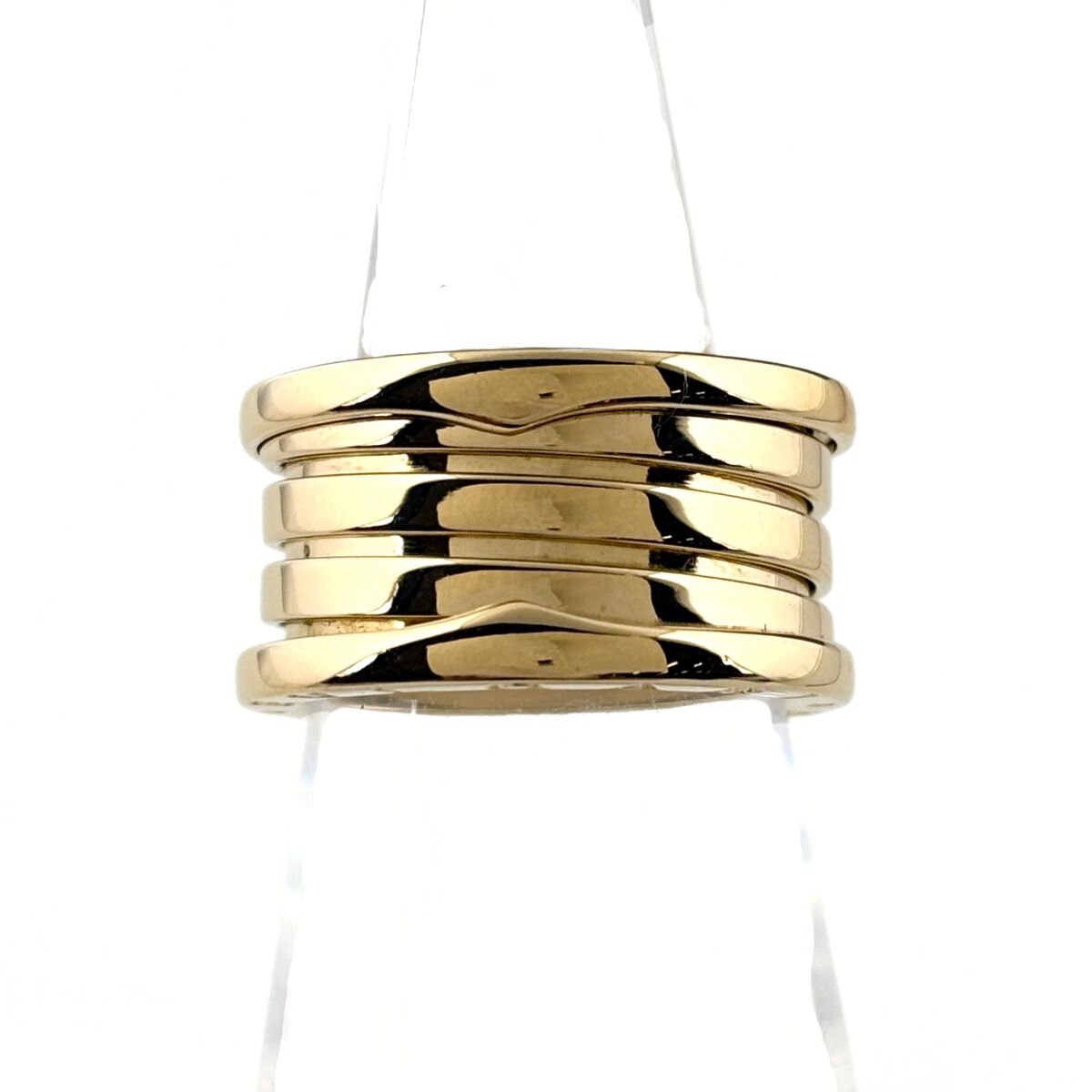 ブルガリ BVLGARI ビーゼロワン リング YG イエローゴールド 指輪 B 