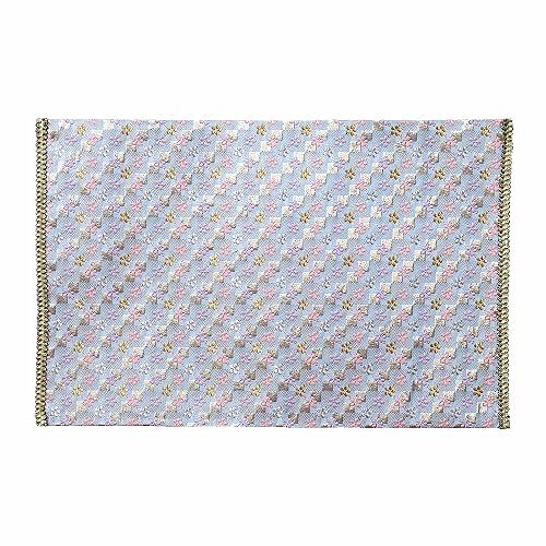 新品 なーむくまちゃん工房 花柄 経机掛け 金襴敷物 防炎加工 1尺8寸用 サイズ28cmx43.5cm (18号 001．利休色)