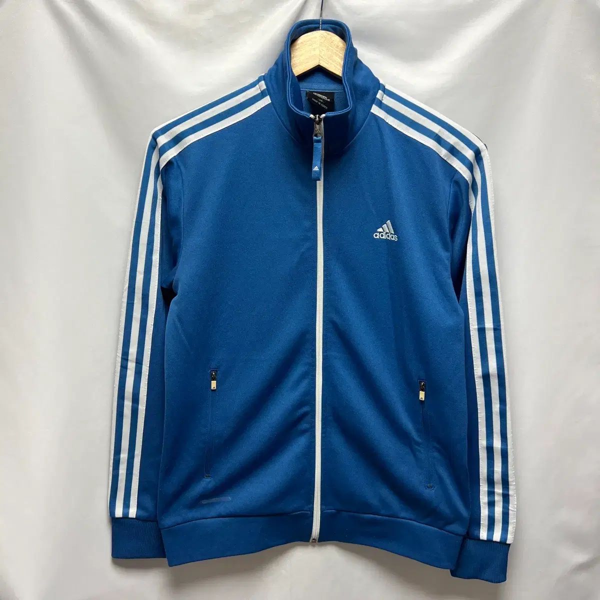 アディダス 3本線 トラック ジャージ ジャケット ブルー adidas 