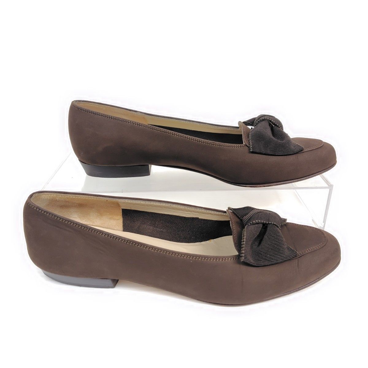 Salvatore Ferragamo フェラガモ パンプス ローファー 6C リボン 