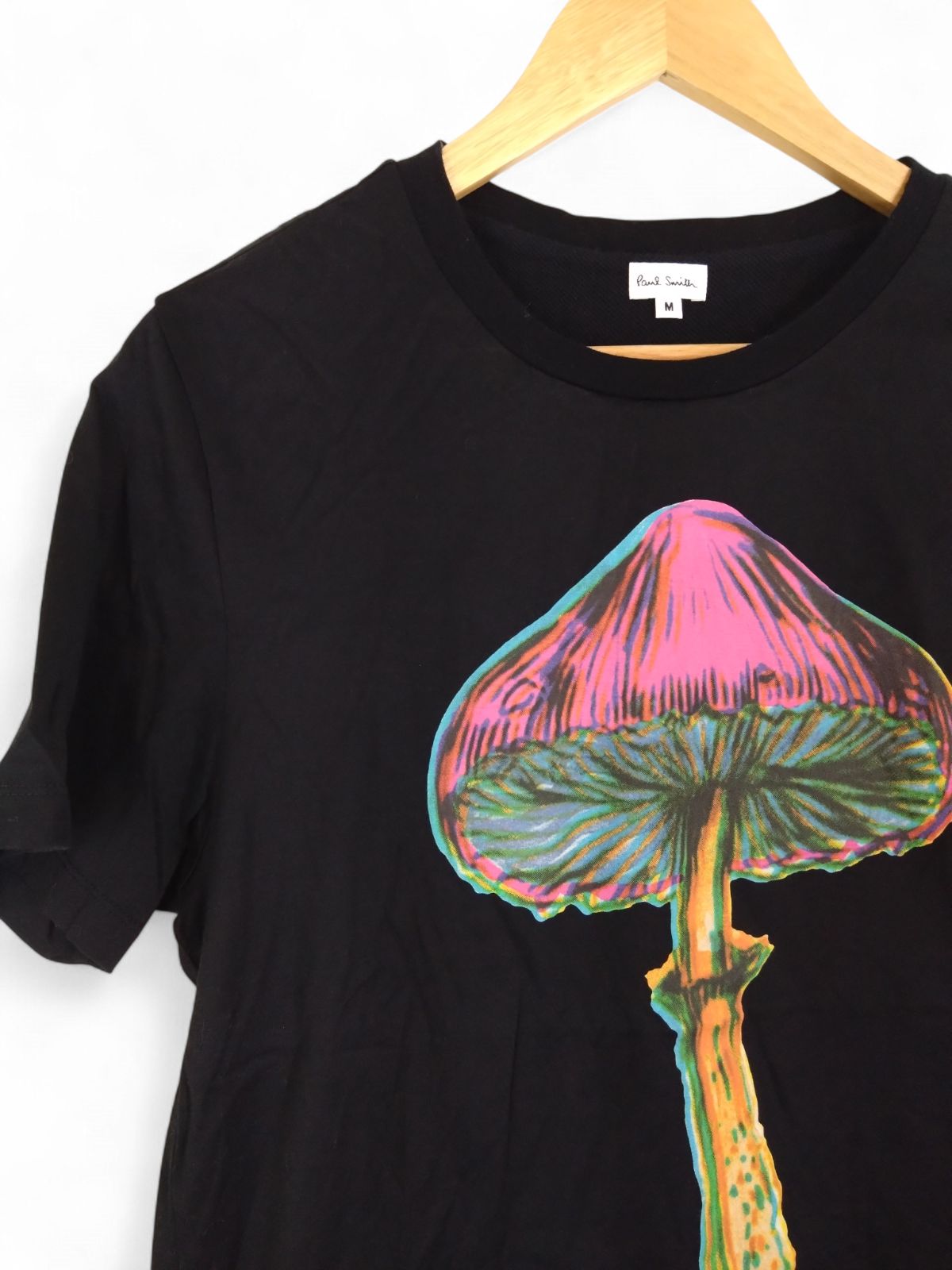 Paul Smith ポールスミス キノコ柄 グラフィックTシャツ ブラック 