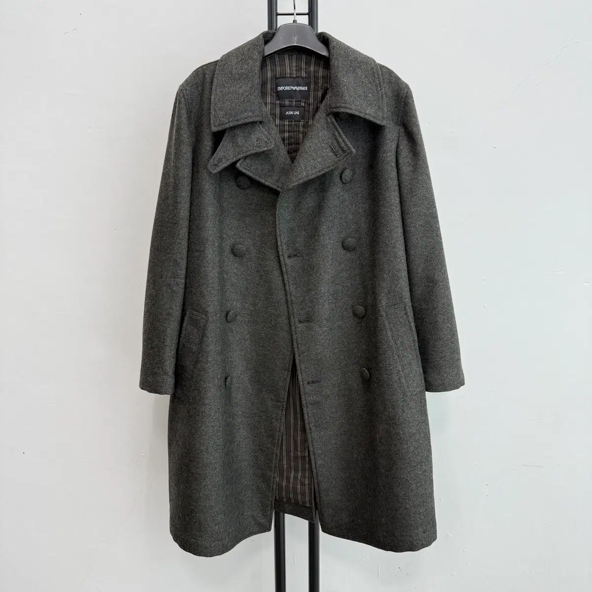 エンポリオアルマーニ　メンズ　ウール　コート　ダブル　40 アウター 正規品 エンポリオアルマーニ ARMANI ラナウールブレンド メンズ