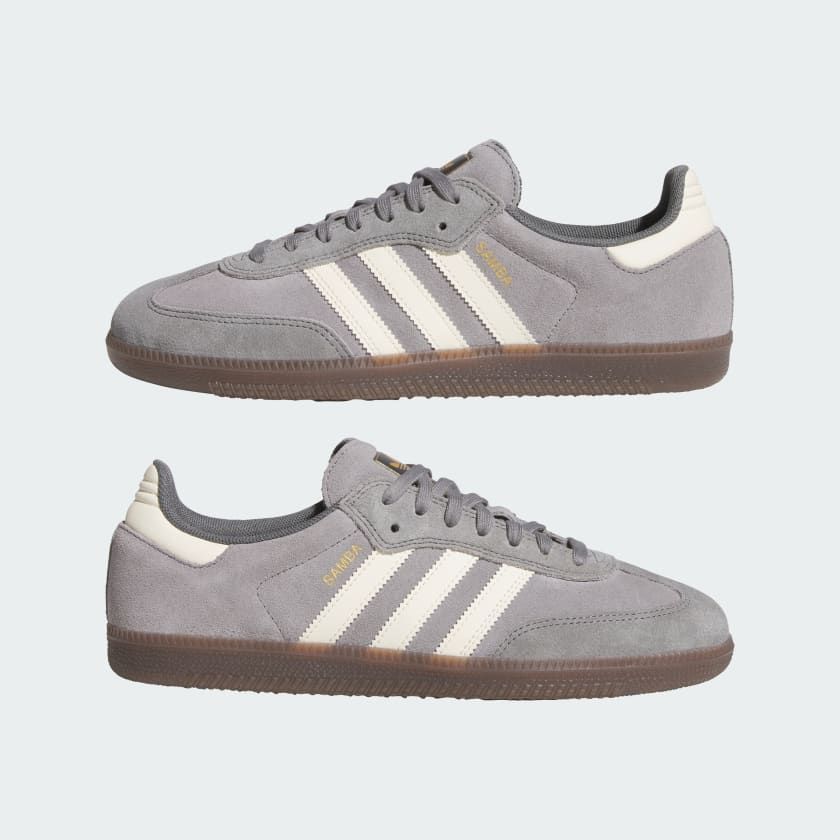アディダス adidas SB サンバ SAMBA ADV グレー Grey Four/Cream White