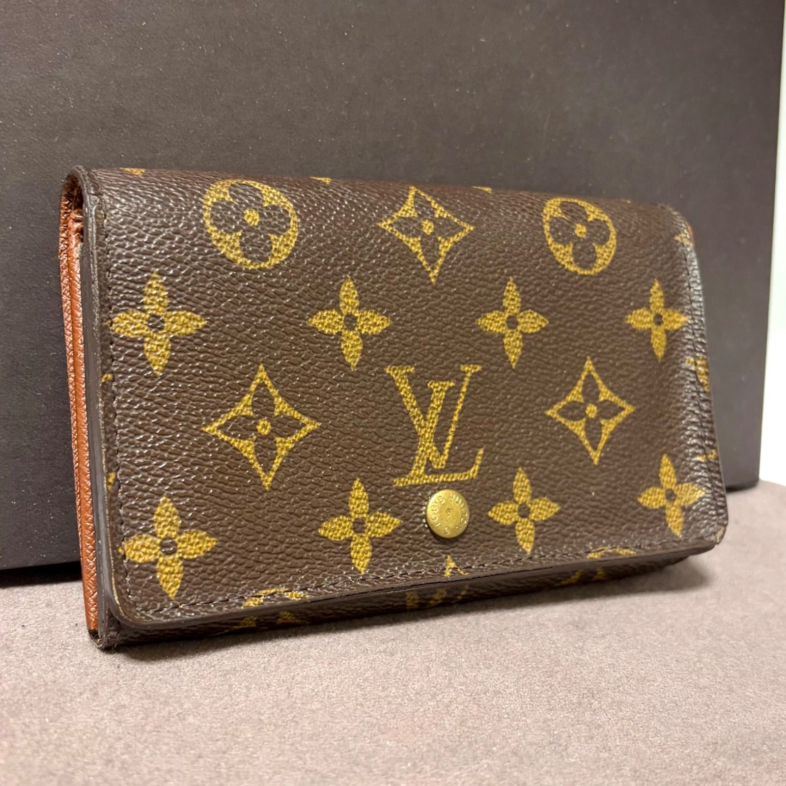 ○廃盤品○ルイヴィトン モノグラム ポルトフォイユ トレゾール○二