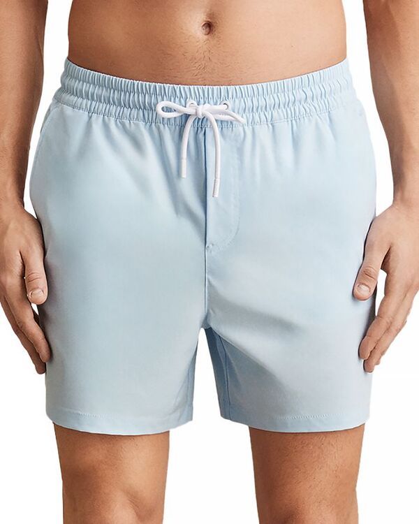 レイス メンズ 水着 ハーフパンツ・ショーツ ショートパンツ REISS Cliff Plain 49 Swim Shorts Soft Blue ブルー