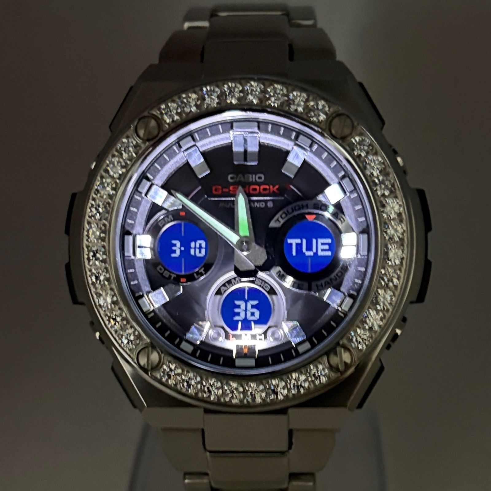 T811）希少！ 美品 正常稼動 CASIO カシオ 電波ソーラー G-SHOCK ジー