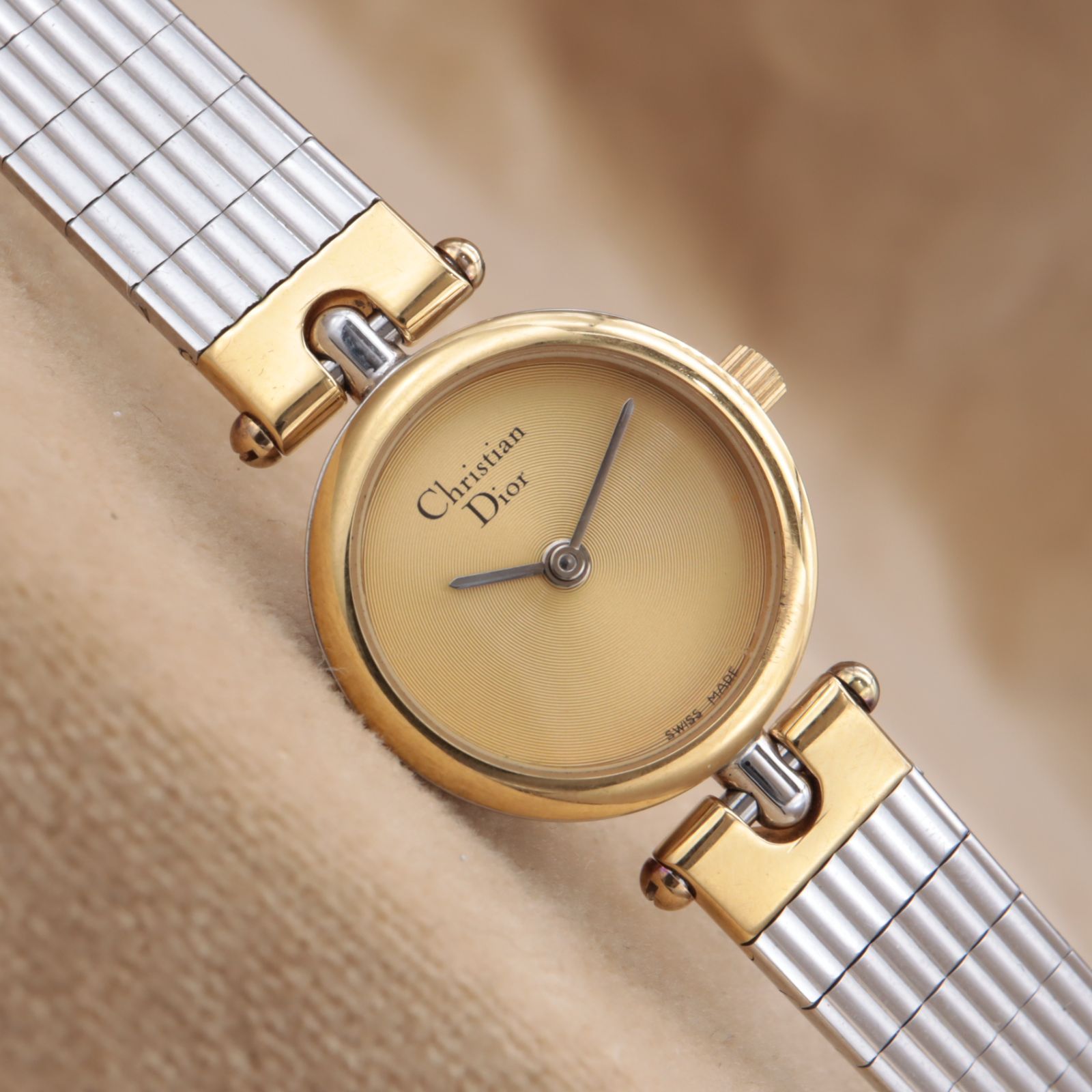 クリスチャンディオール 3025 Christian Dior ラウンド ゴールド 