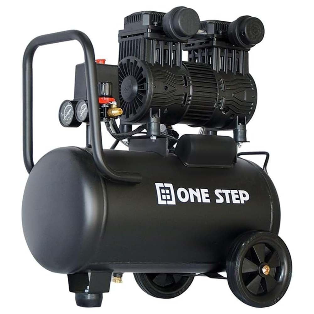 静音 オイルレス 次世代コンプレッサー ONE STEP 30L エアコンプレッサー コンプレッサー 静か 大容量 100v 30L ブラック m 29f7f5c0