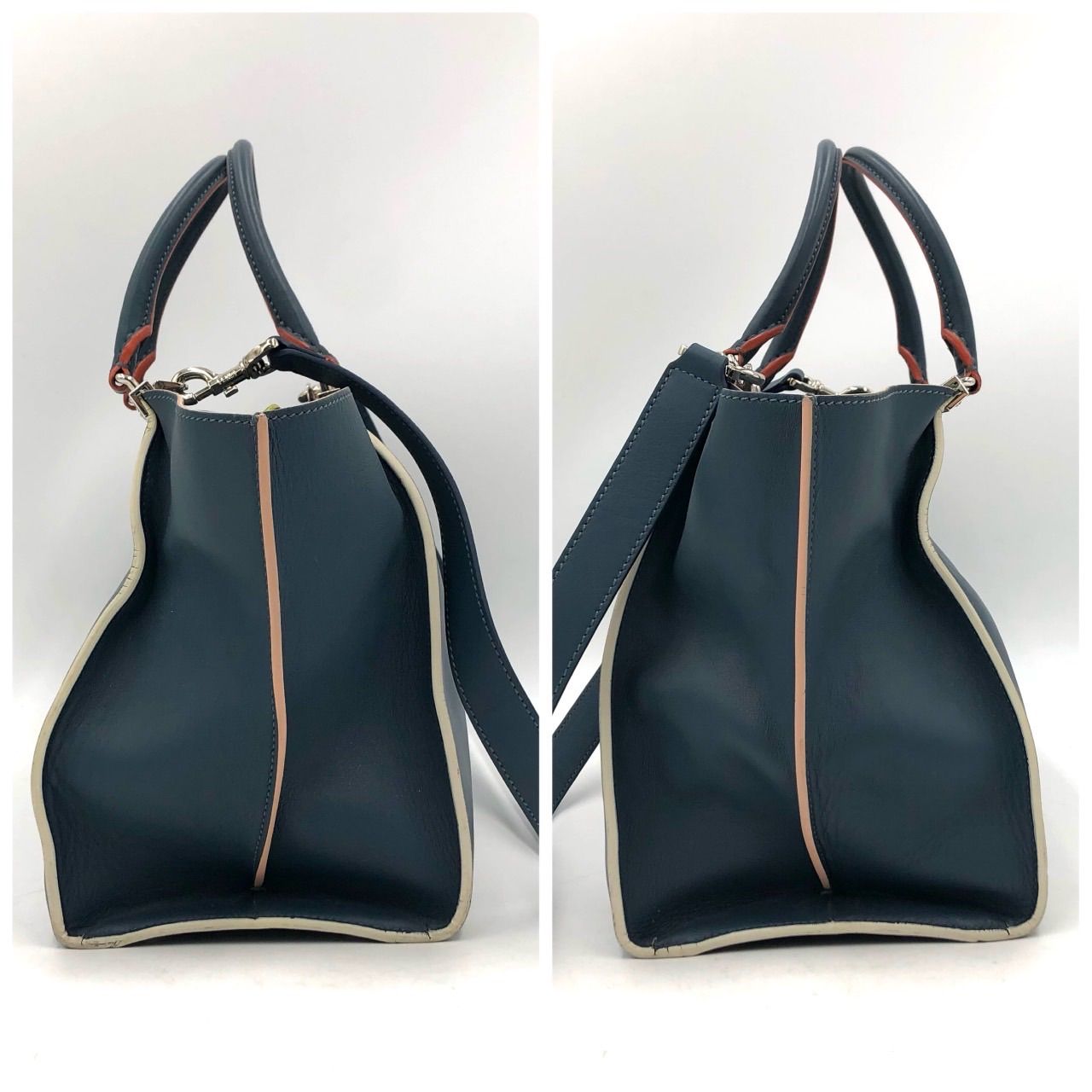 FENDI フェンディ トロワジュール 2WAY ボストンバッグ トラベル 旅行