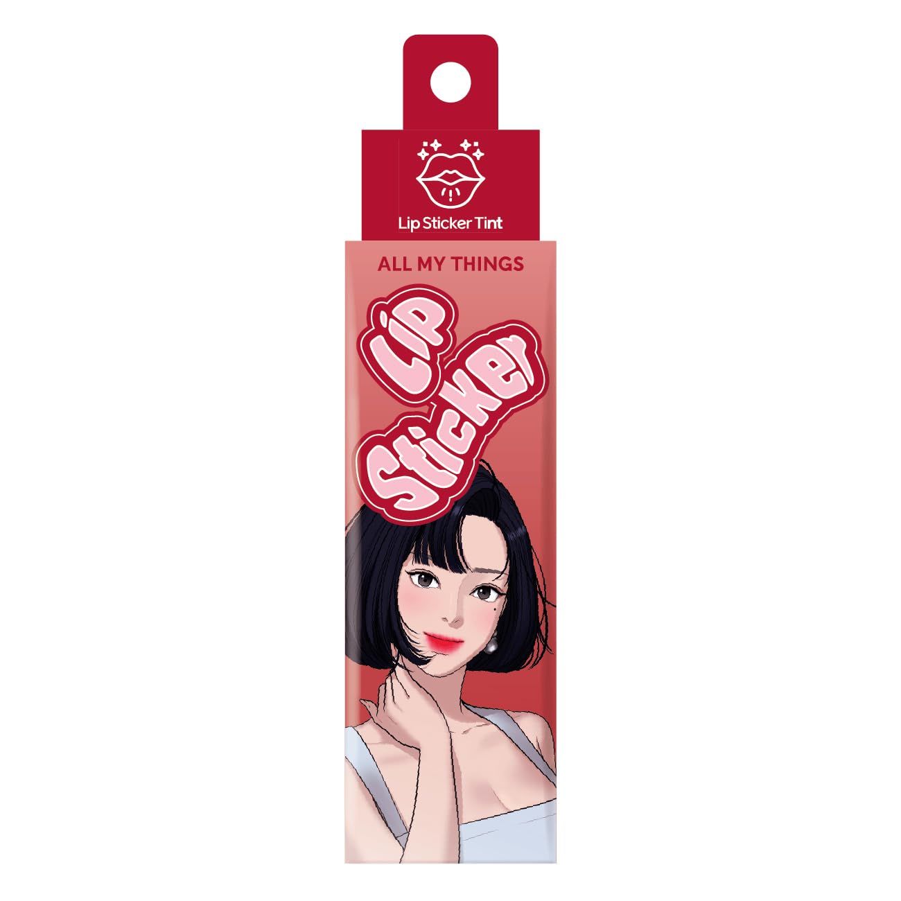 ALL MY THINGS(オールマイシングス) リップステッカーティント 01 スカーレット (4.7g) [01 Scarlet (スカーレット)]