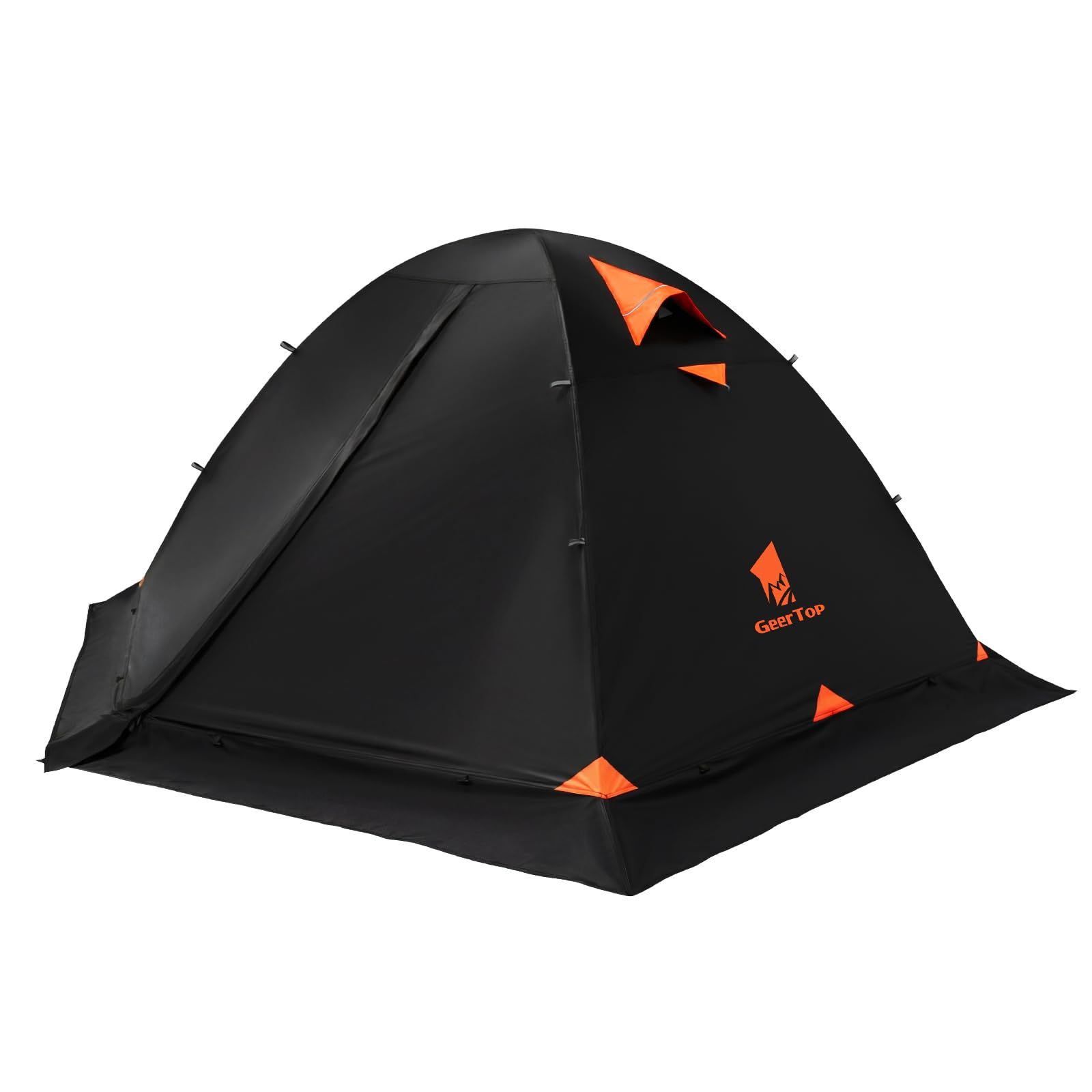 Geer Top テント 2人用 ブラックコーティング 遮光 遮熱 UVカット Geer