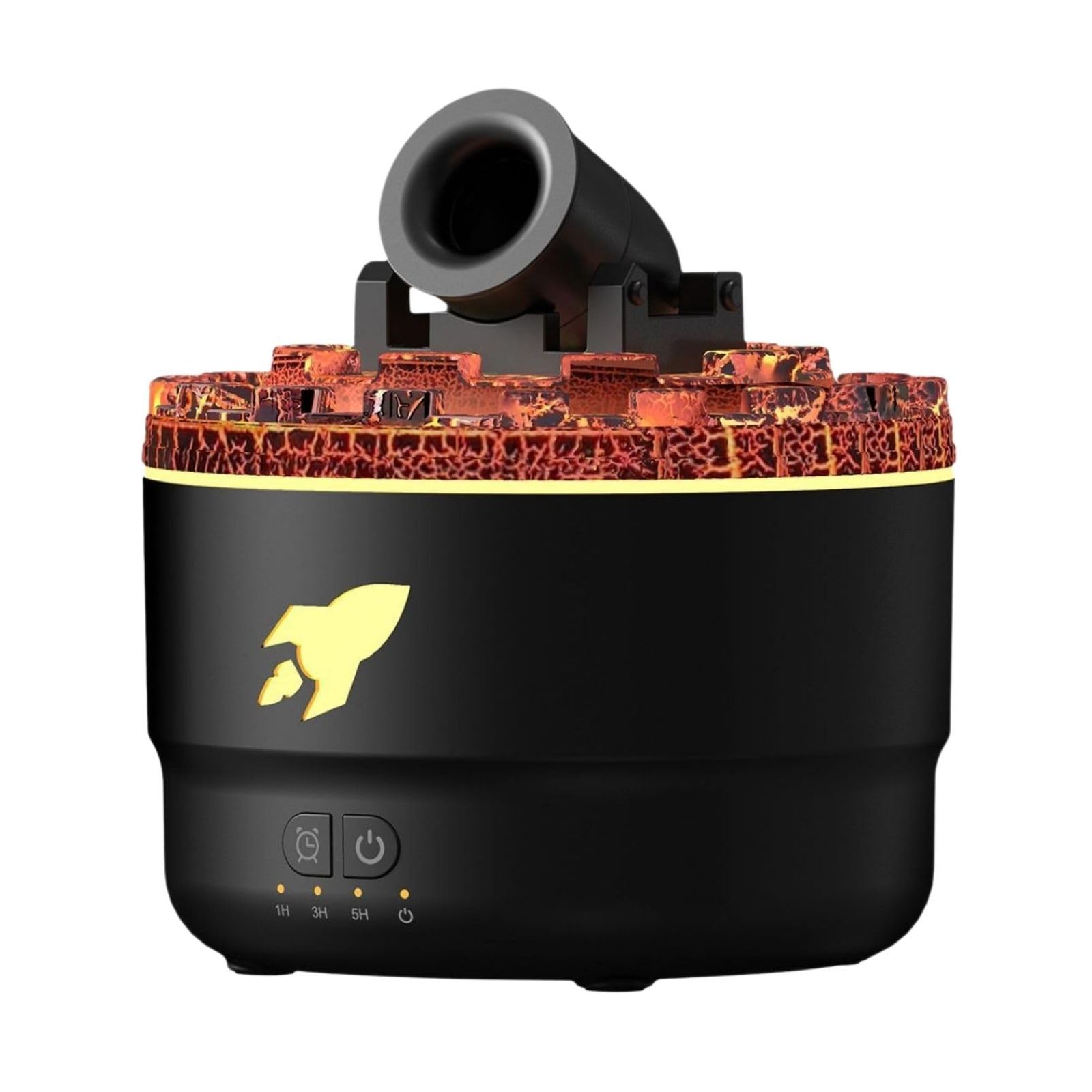 CAWKAY 砲弾式ミスト 加湿器 砲台型 USB給電式 保湿 卓上 小型 乾燥対策 静音 アロマセラピー インテリア リビング 寝室 (ホワイト) [ホワイト]