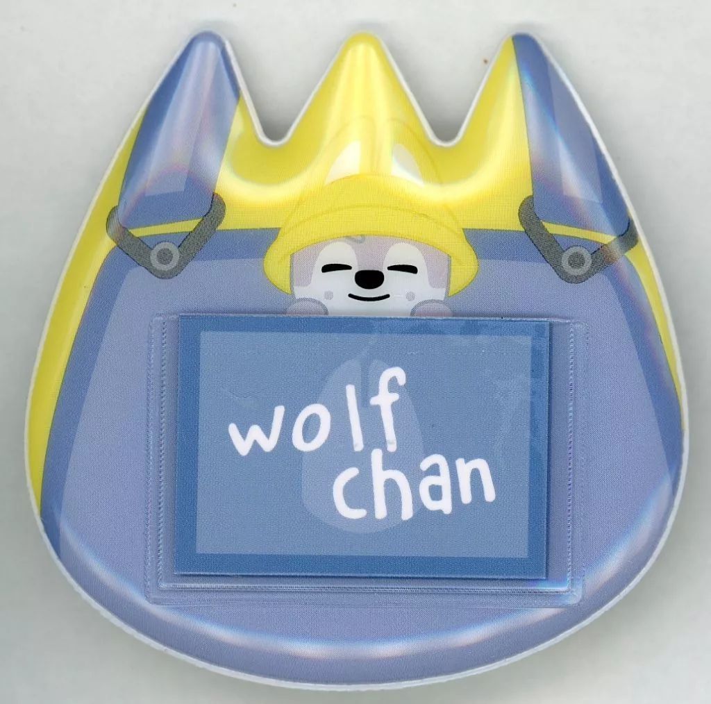 中古】バッジ・ピンズ バンチャン(Stray Kids) お名前バッジ Wolf Chan