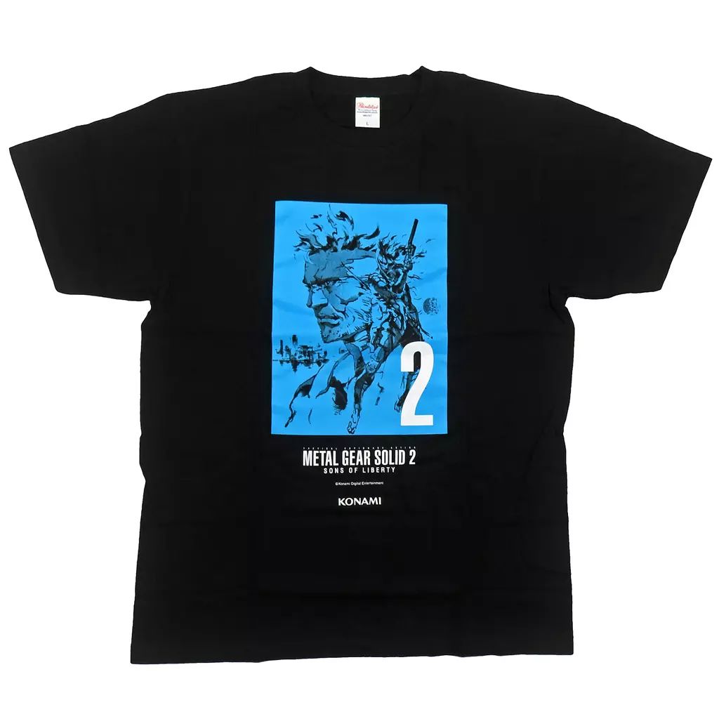 中古】Tシャツ パッケージイラスト(METAL GEAR SOLID2/ブラック) T