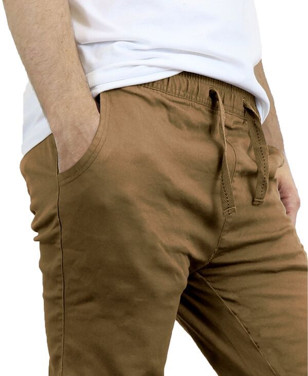 ギャラクシーバイハルビック メンズ ボトムス カジュアルパンツ スリムフィット パンツ Galaxy By Harvic Mens Super Stretch Slim Fit Everyday Chino Pants Pack of 2 Black Khak 送料無料 ギャラクシーバイハルビック メンズ ハーフパンツ