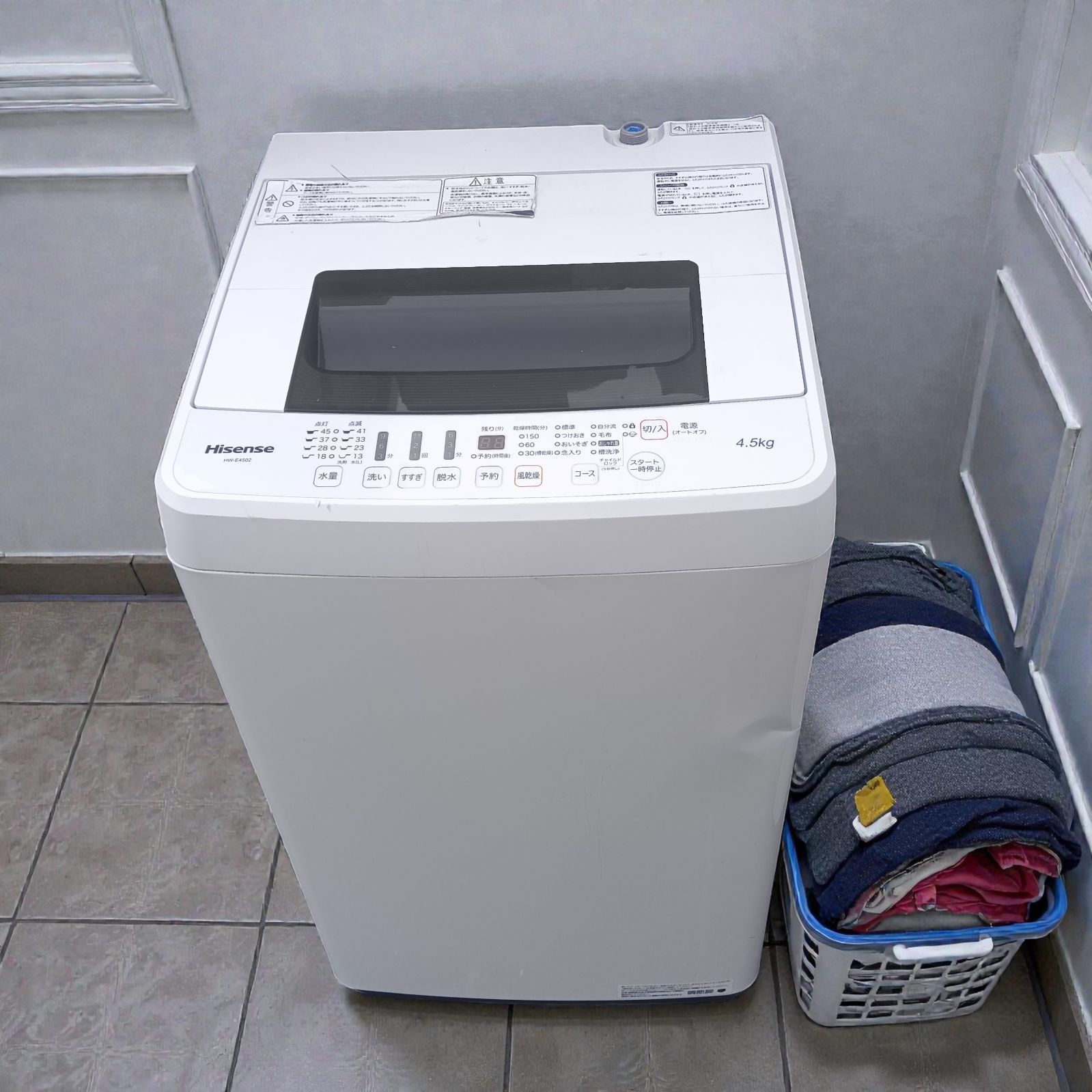 oguta様専用】2019年製 ハイセンス 4.5kg 全自動洗濯機 HW-E4502 風 oguta様専用】2019年製 ハイセンス 4.5kg 全自動洗濯機 HW-E4502 風