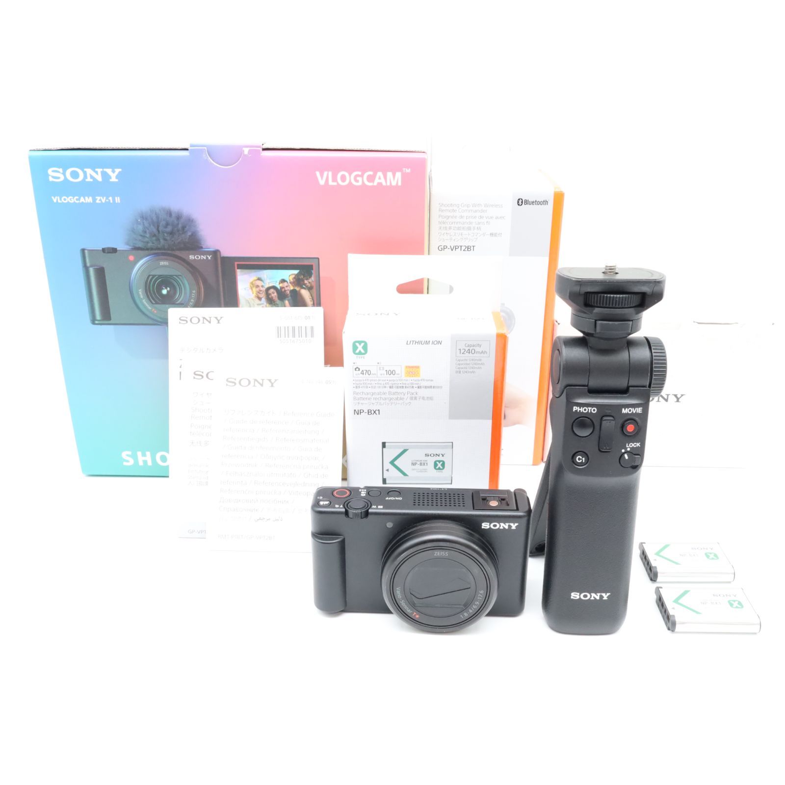 □ほぼ新品□ SONY（ソニー）VLOGCAM ZV-1 II シューティンググリップ 