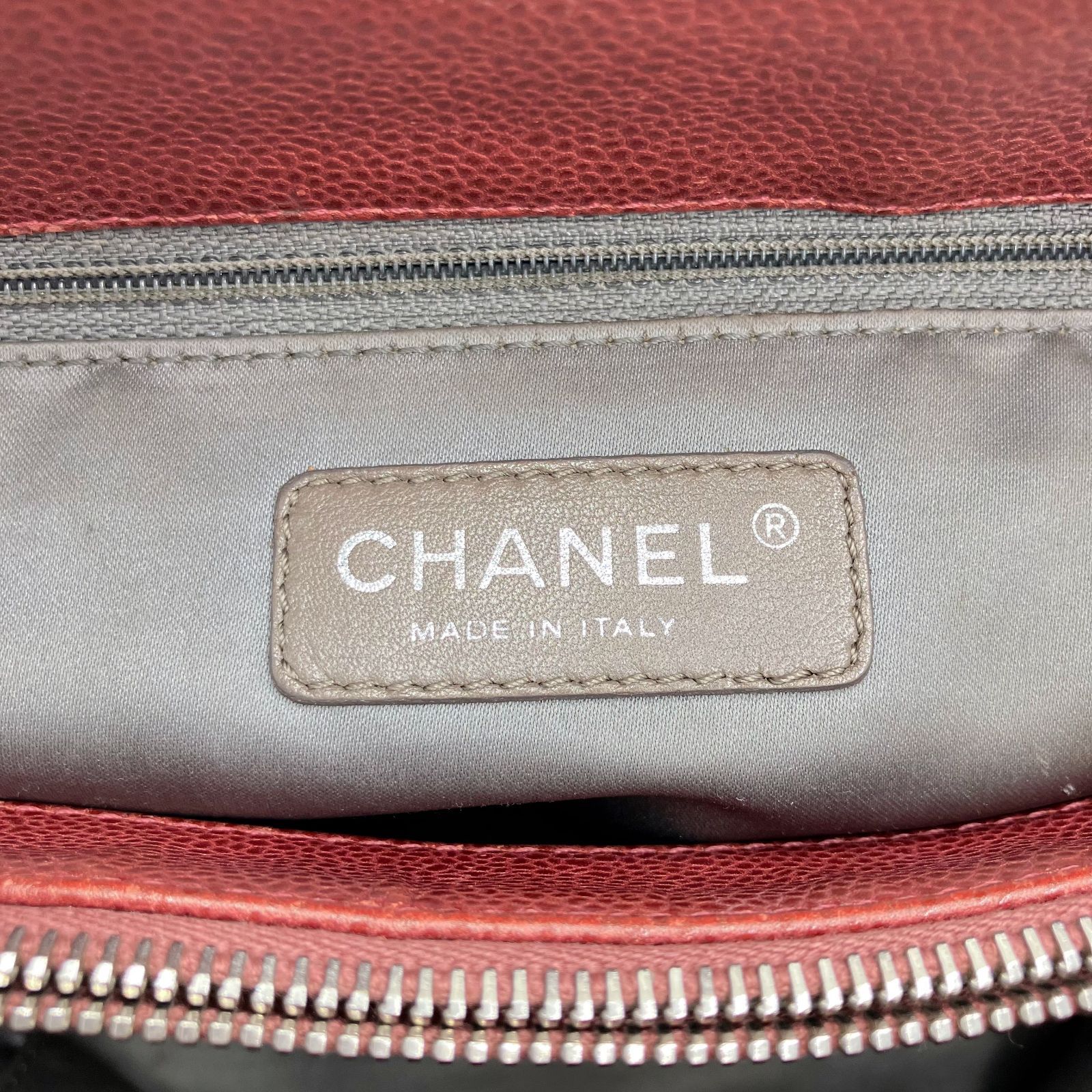CHANEL シャネル GSTトート ココマーク マトラッセ チェーンショルダー 