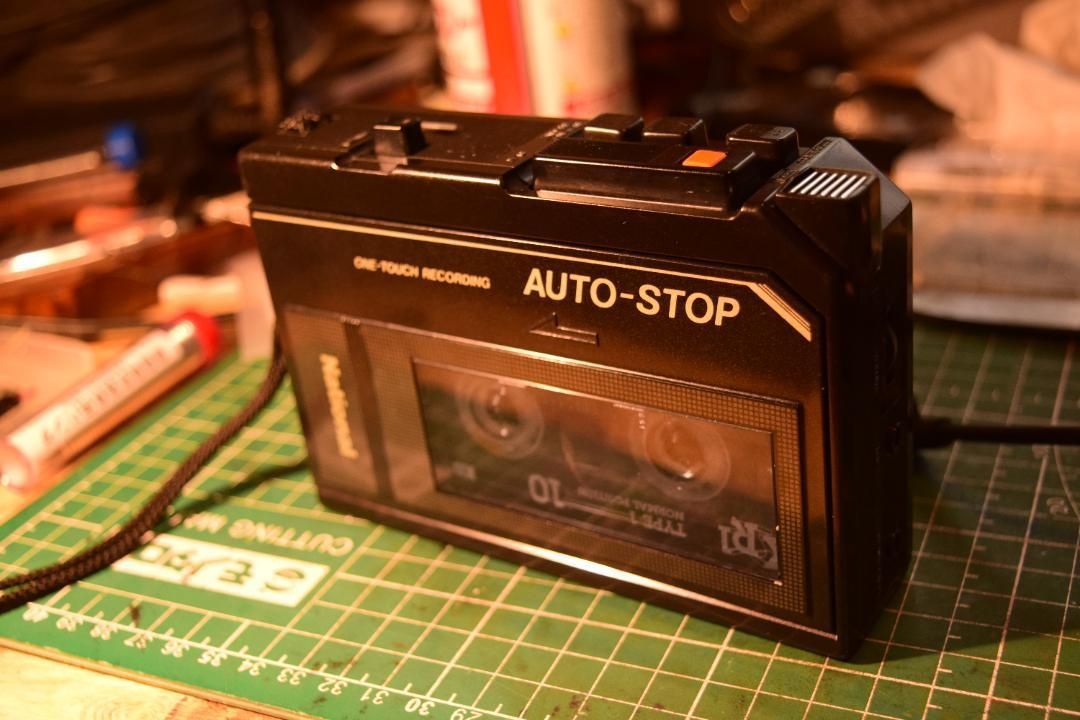 NATIONAL RQ-342 カセットレコーダー モノラル 修理完了 動作品 動画