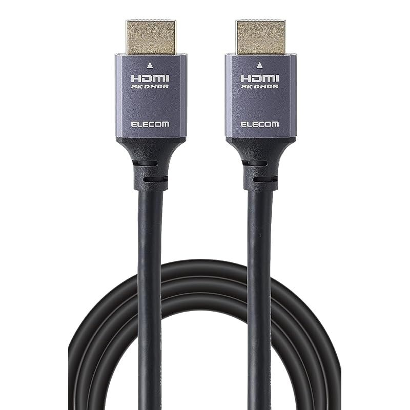 【新品】 エレコム HDMI ケーブル 3m ウルトラハイスピート 【 8K/60Hz 】 HDMI2.1 HEC/eARC/Dynamic HDR/Dolby VisionR 対応 【ノイズを軽減する金属シェルコネクター採用】 ゲームモード搭載 PS5/ 0