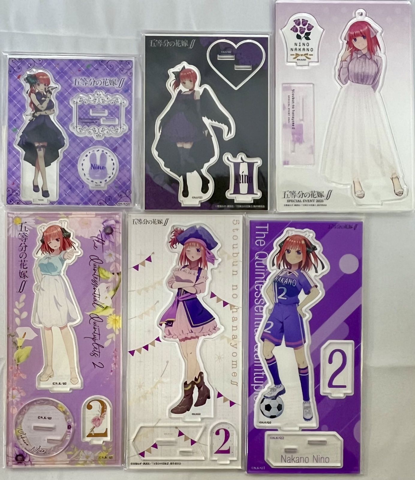 未開封 五等分の花嫁∬ 中野二乃 アクリルスタンド アクリルスタンド 