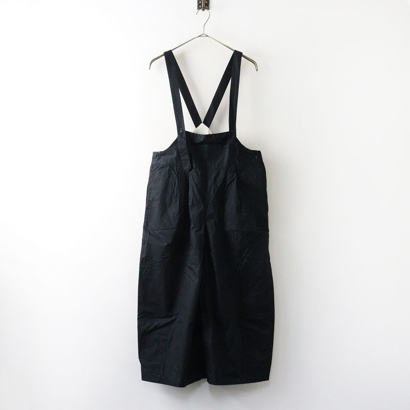 レディース マガリ MAGALI コットン サロペット ｜ブラック トップス