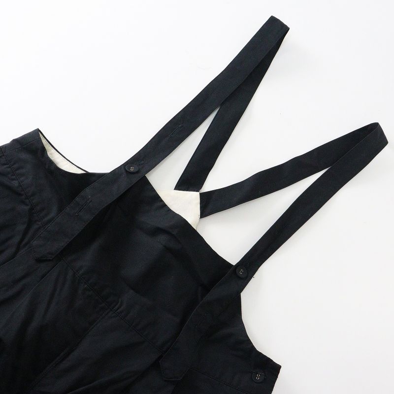 レディース マガリ MAGALI コットン サロペット ｜ブラック トップス
