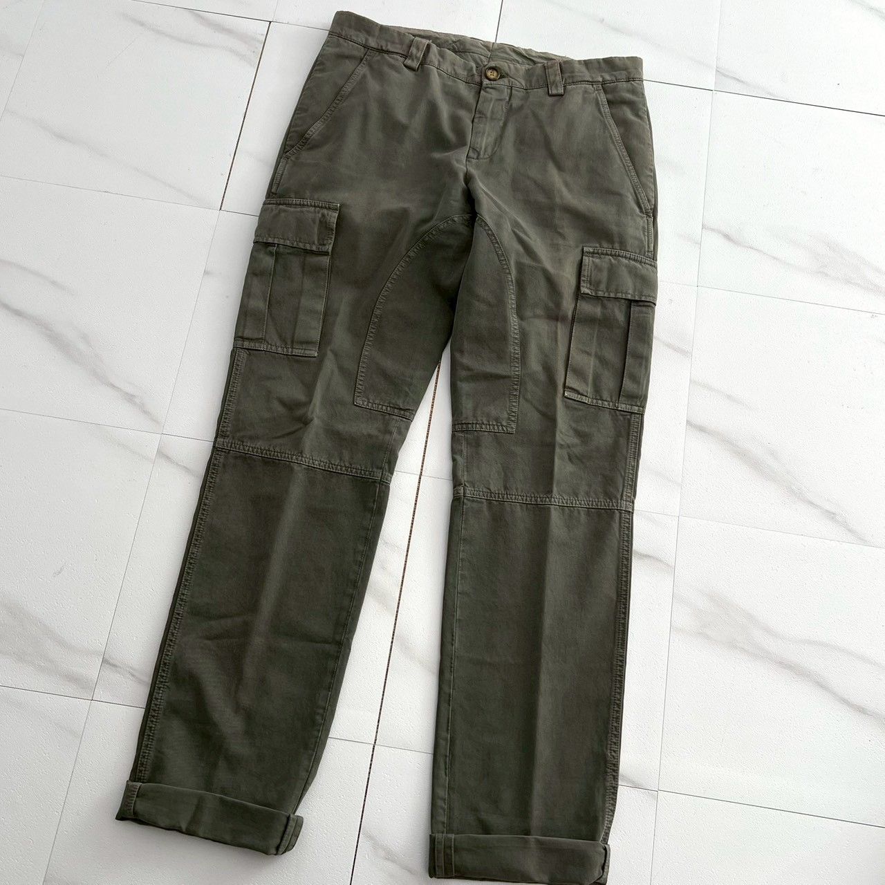 美品 ✨ブルネロクチネリ BRUNELLO CUCINELLI メンズ カーゴパンツ 48 