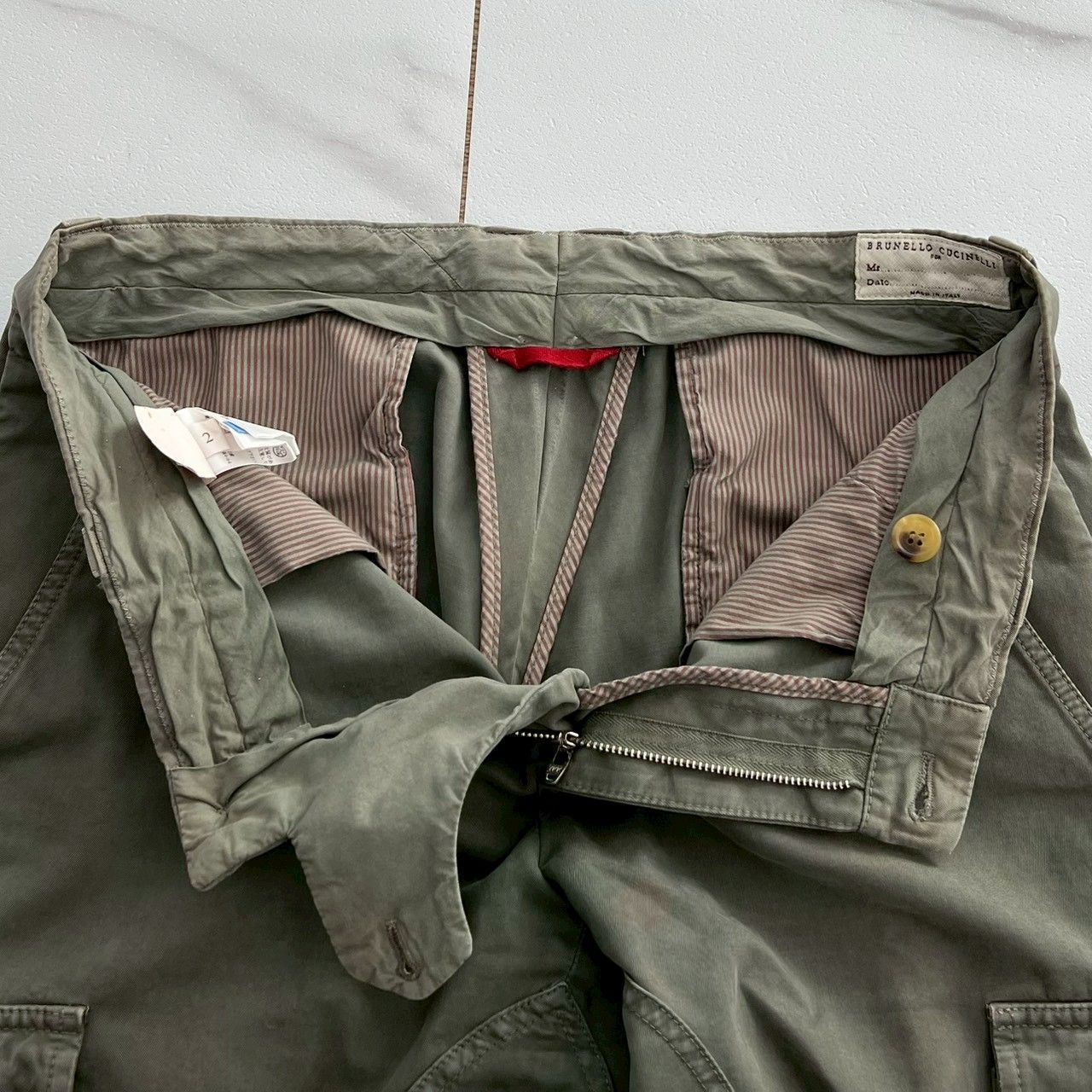 美品 ✨ブルネロクチネリ BRUNELLO CUCINELLI メンズ カーゴパンツ 48 
