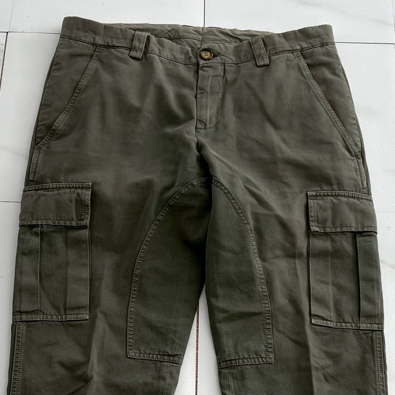 美品 ✨ブルネロクチネリ BRUNELLO CUCINELLI メンズ カーゴパンツ 48 