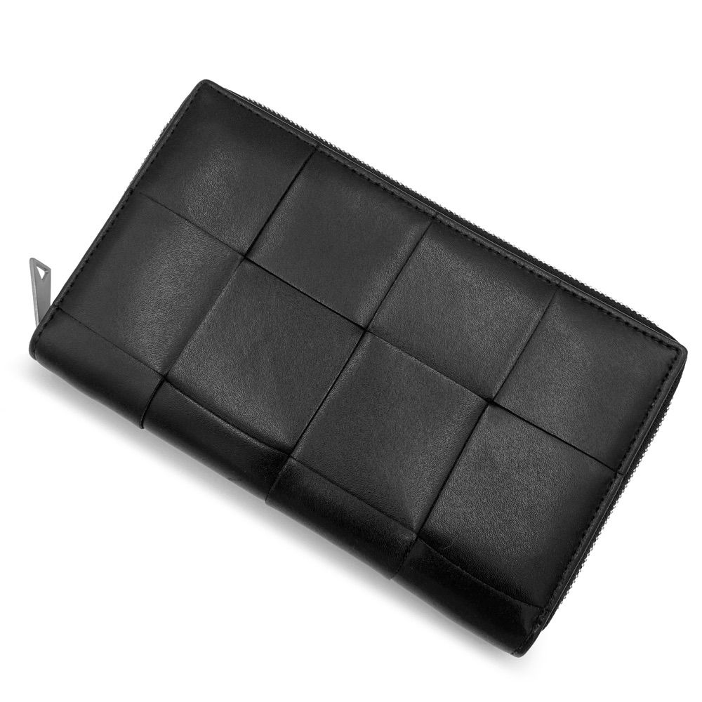 中古】ボッテガ ヴェネタ BOTTEGA VENETA ラウンドファスナー マキシ 