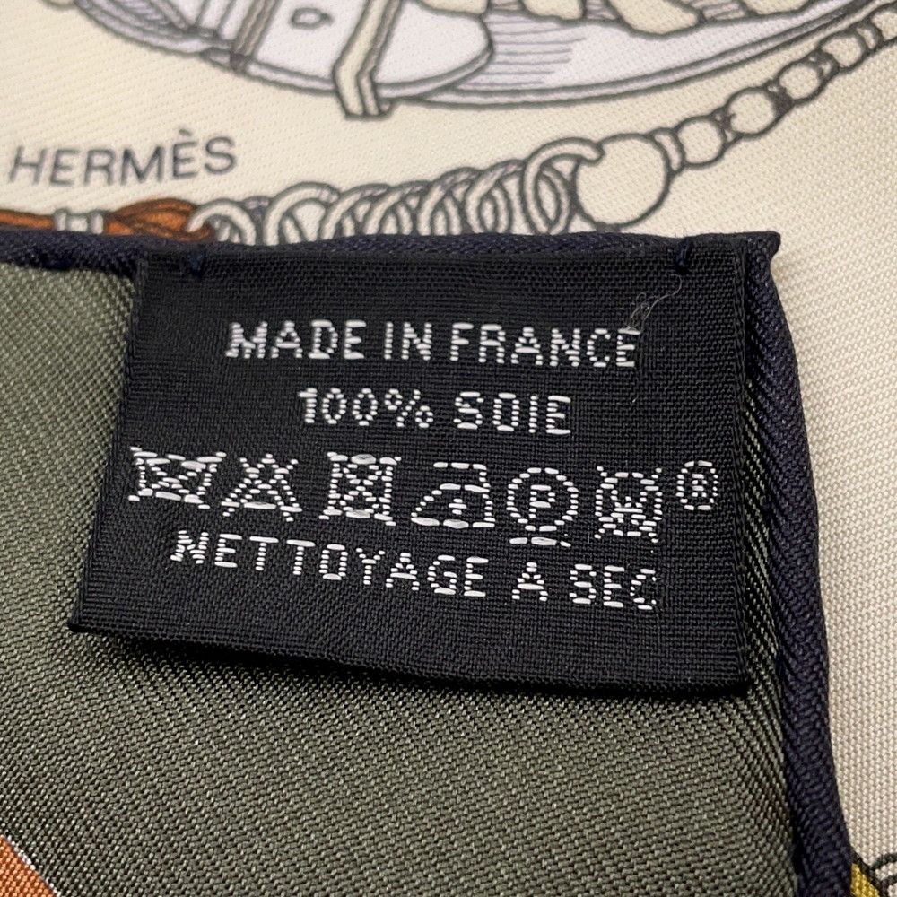 エルメス スカーフ カレ90 シュヴォー・デシェネ シルク HERMES 2025年
