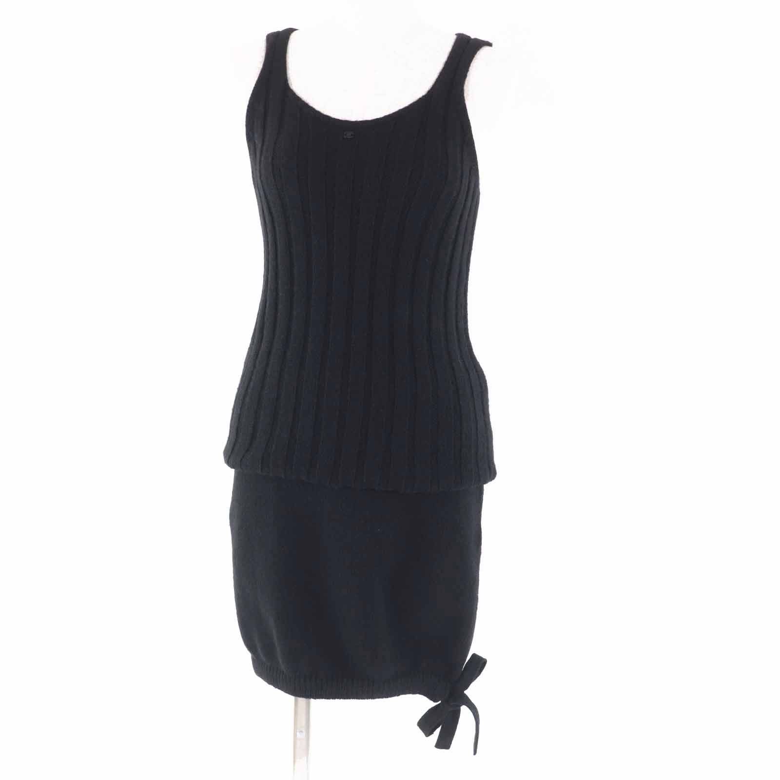 良品◎CHANEL シャネル ヴィンテージ 04A P23861 カシミヤ ライン 