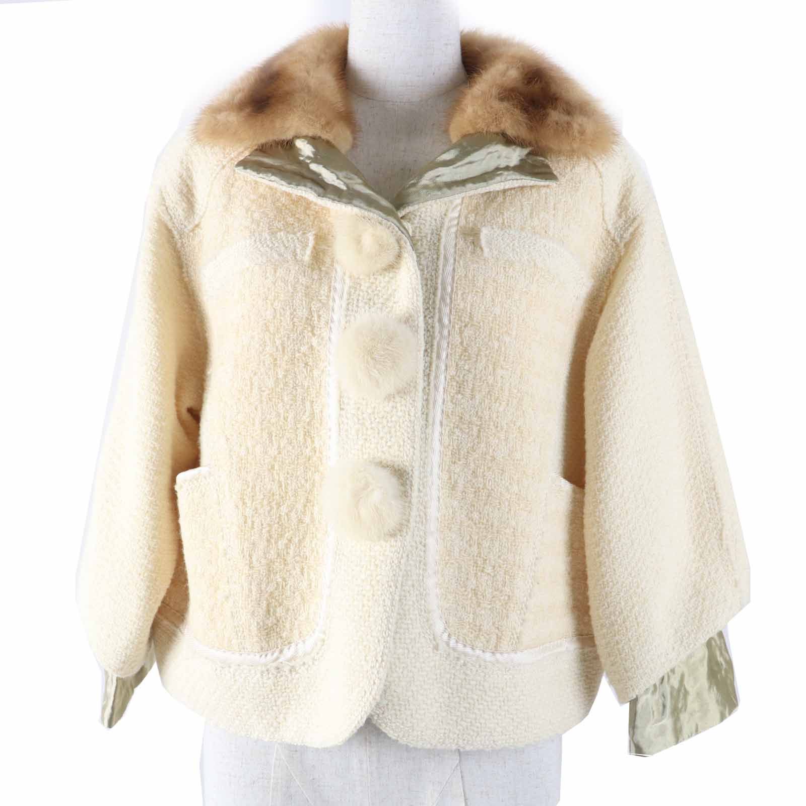 美品◎LOUIS VUITTON ルイヴィトン ウール100％ 裏シルク100％ 襟 