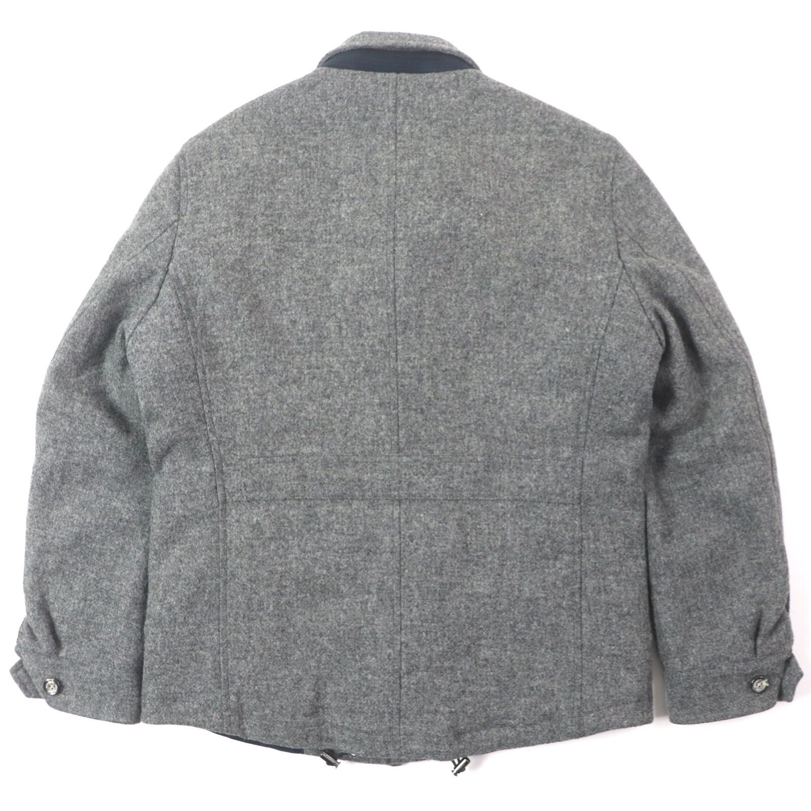 極美品▽Aquascutum アクアスキュータム ウール100% ツイード ロゴ入り 