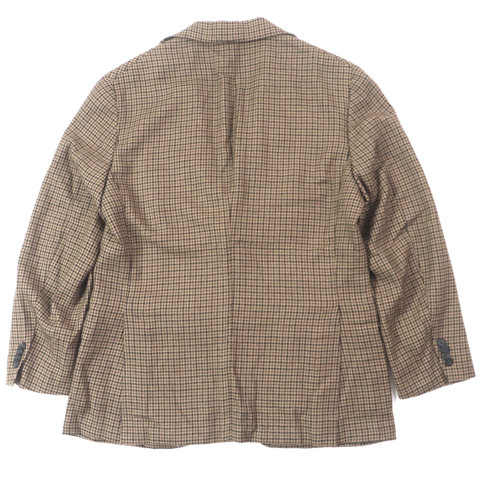 極美品▽THE GIGI ザ・ジジ ウール100% 千鳥格子柄 アンコン シングル