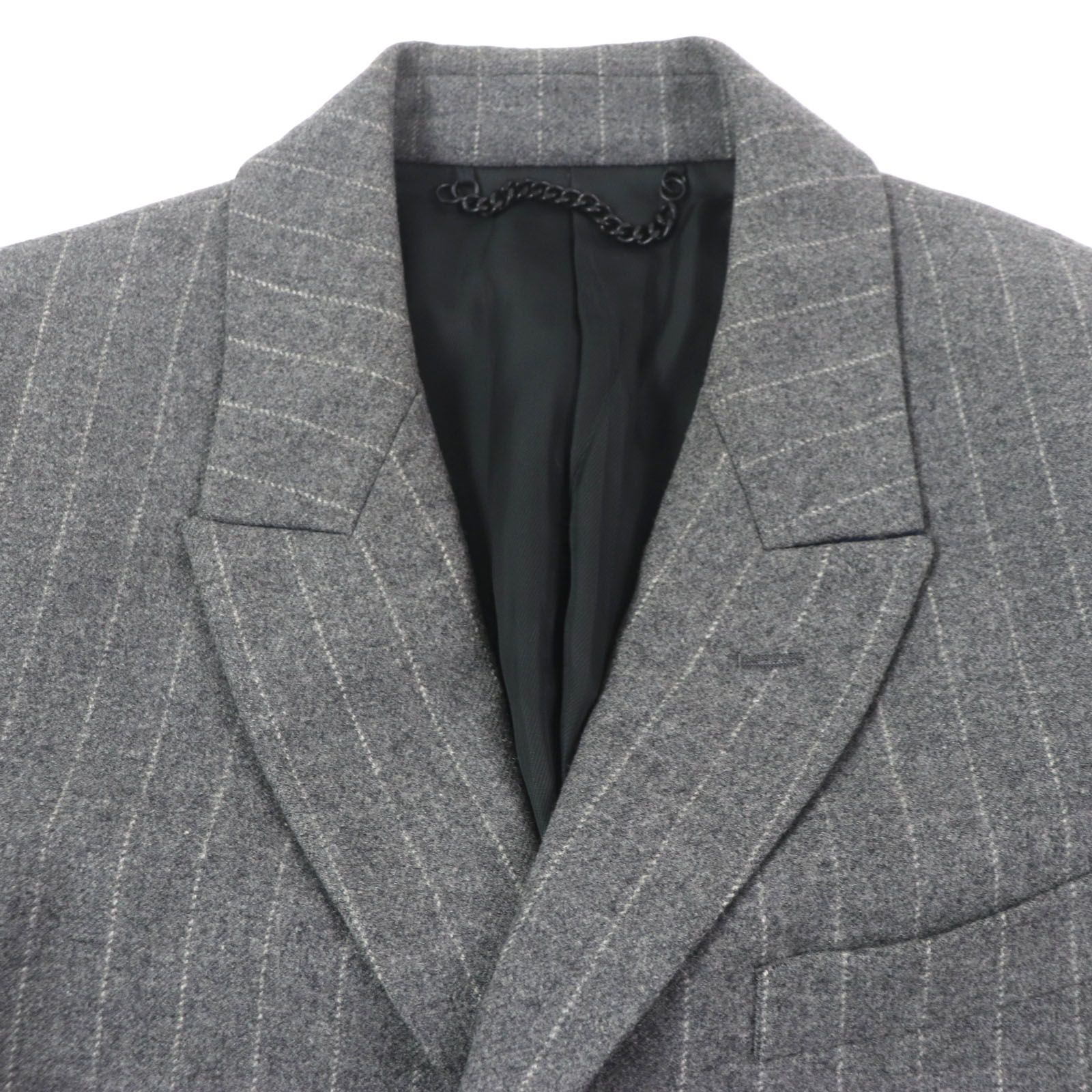 美品▽Paul Smith LONDON ポールスミスロンドン ウール100% ストライプ 