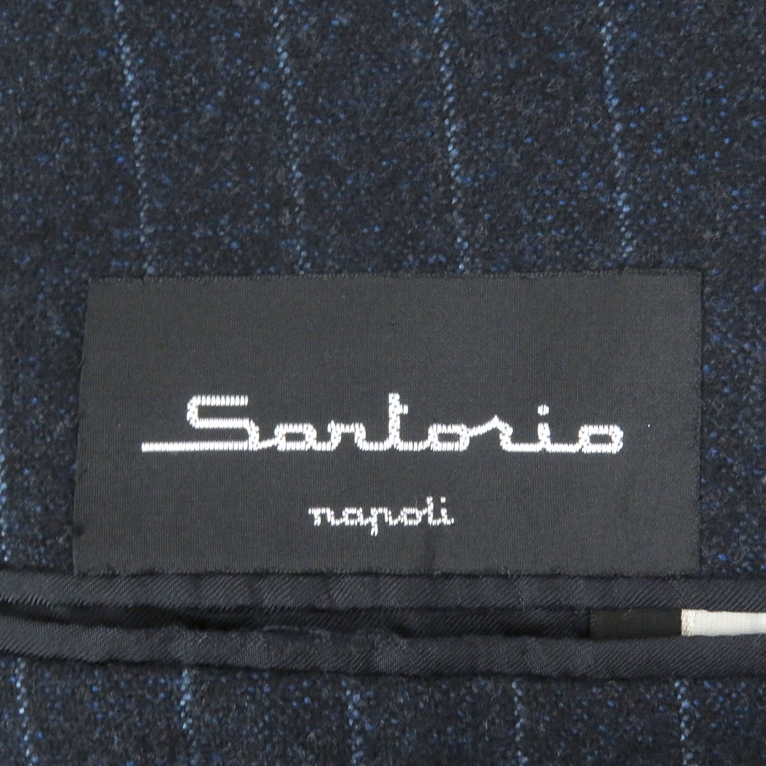 極美品□Sartorio サルトリオ ウール100％ ストライプ シングル
