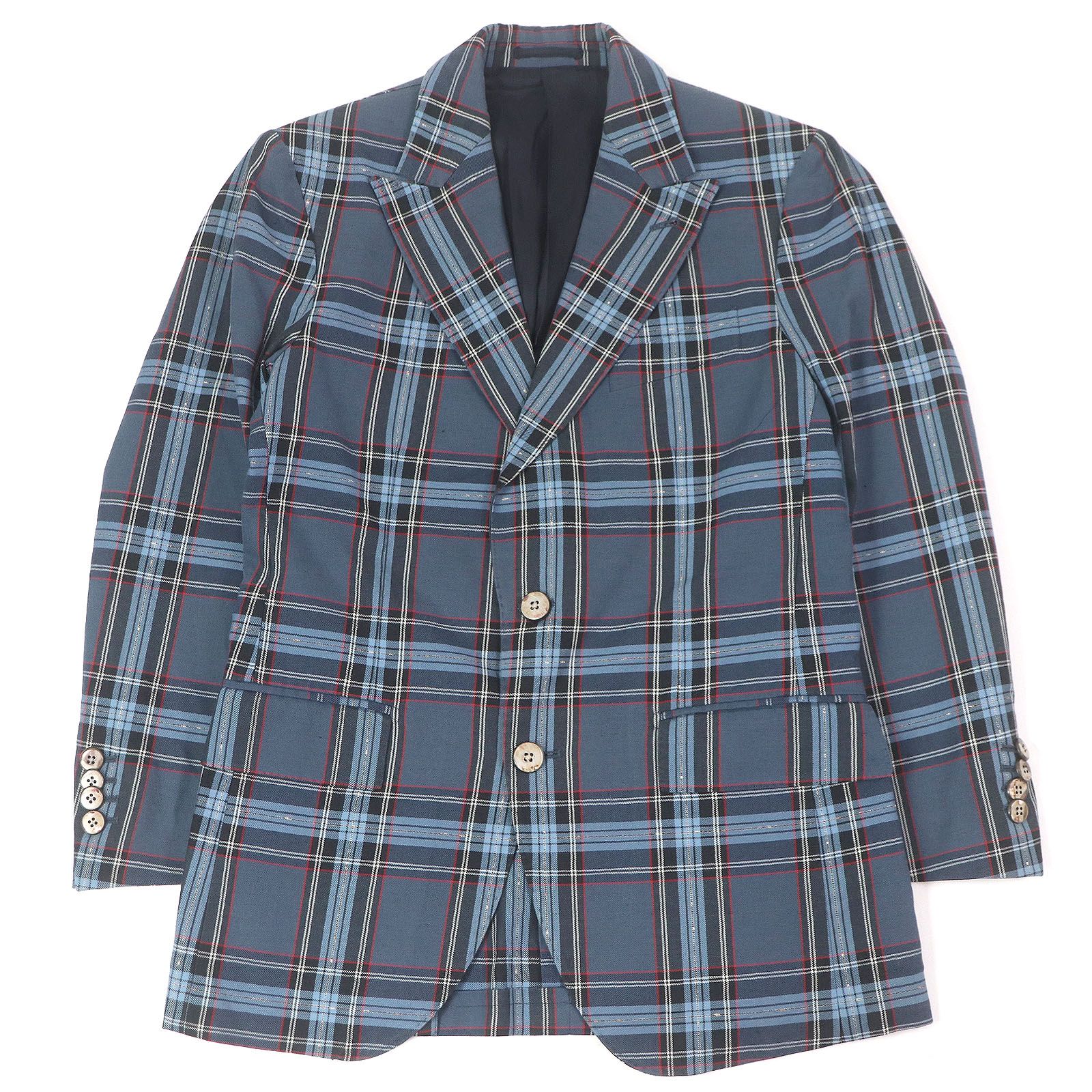 【極美品】GABRIELE PASINI タータンチェック　テーラードジャケット タータンチェック ジャケット（ジャケット）｜STRASBURGO OUTLET