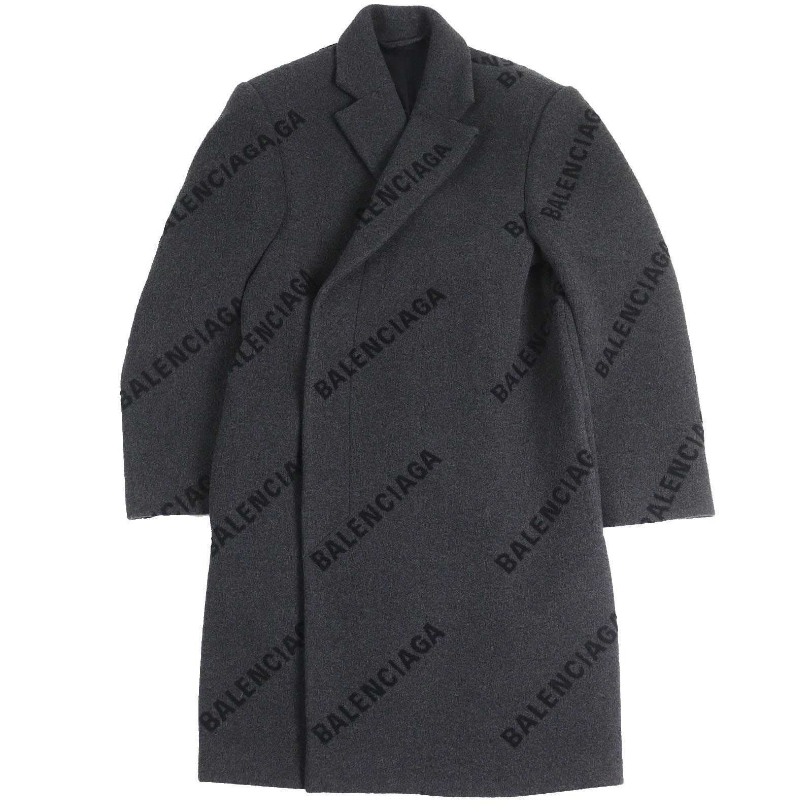極美品△BALENCIAGA バレンシアガ 595272 SHIFTED COAT カシミヤ 極美品△BALENCIAGA バレンシアガ 595272 SHIFTED COAT カシミヤ