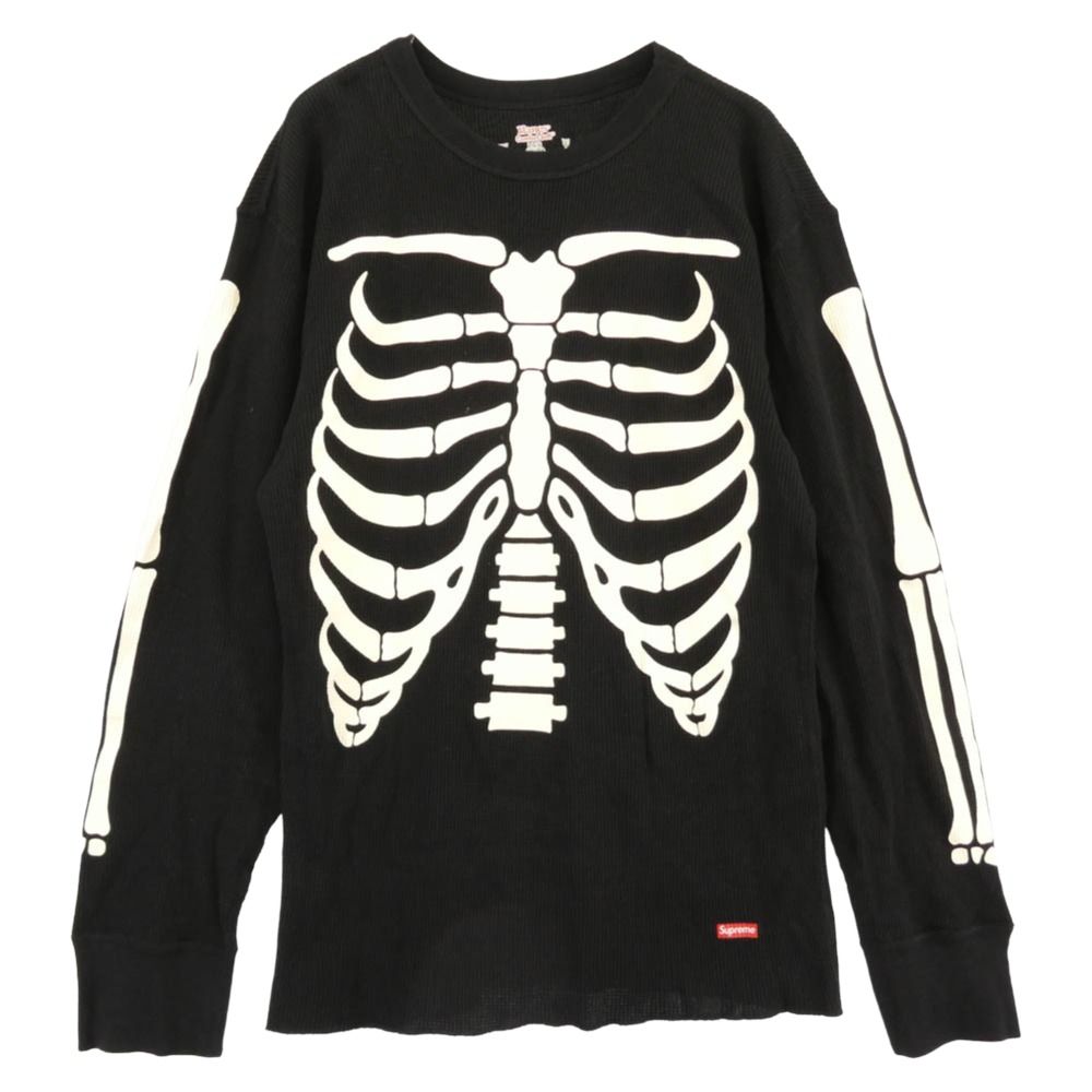 Supreme シュプリーム 24AW x Hanes Bones Thermal Crew ヘインズ ボーンズ サーマル クルー カットソー ブラック系 M【新古品】【未使用】【中古】 Supreme シュプリーム 24AW x Hanes Bones Thermal Crew ヘインズ