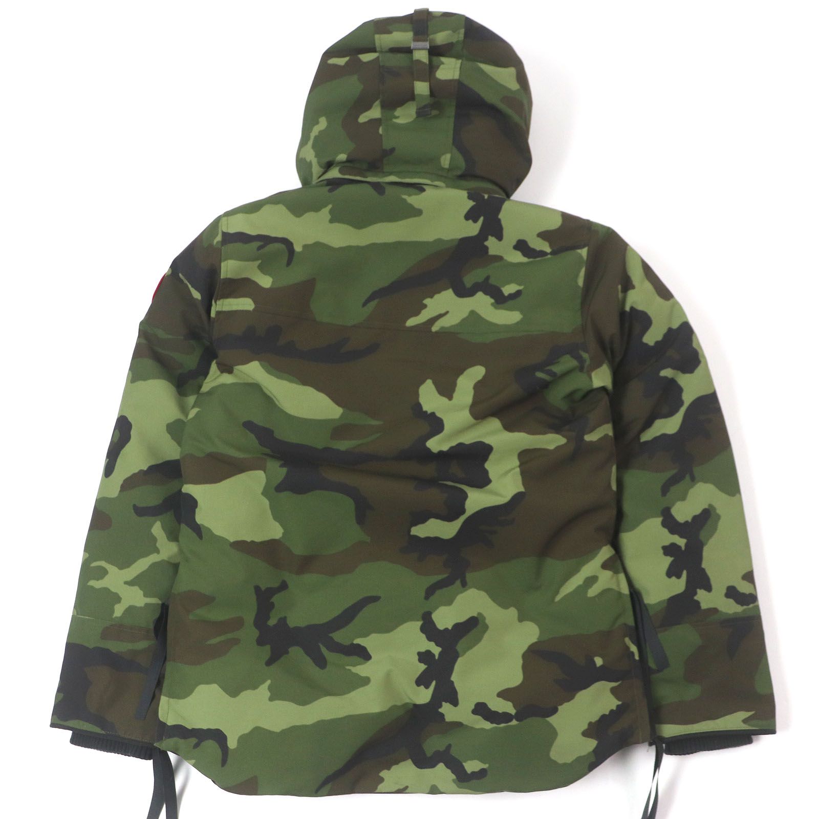 美品□CANADA GOOSE カナダグース 4550M MAITLAND PARKA カモフラ ロゴ 