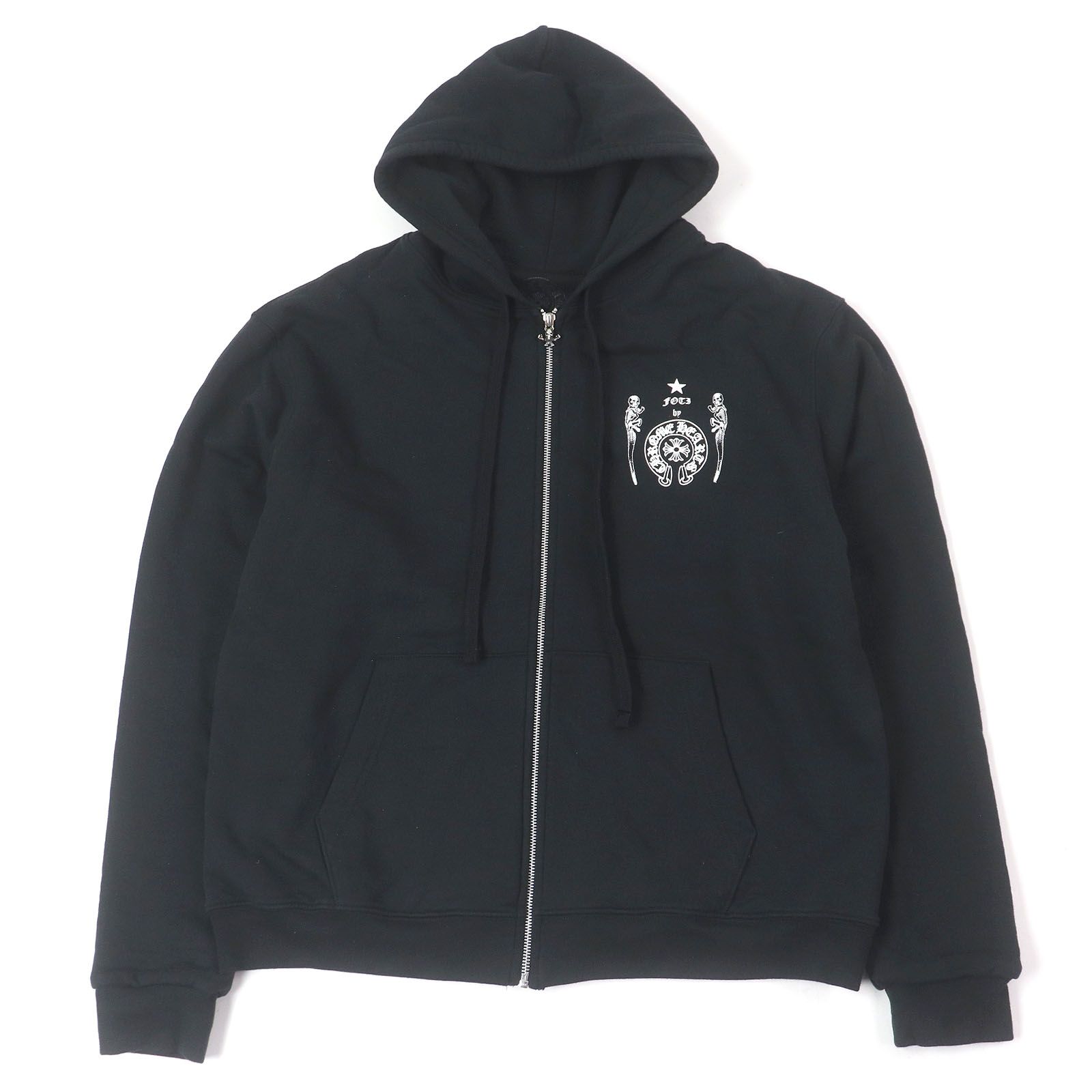 美品□CHROME HEARTS クロムハーツ FOTI ZIP HOODIE コットン100 