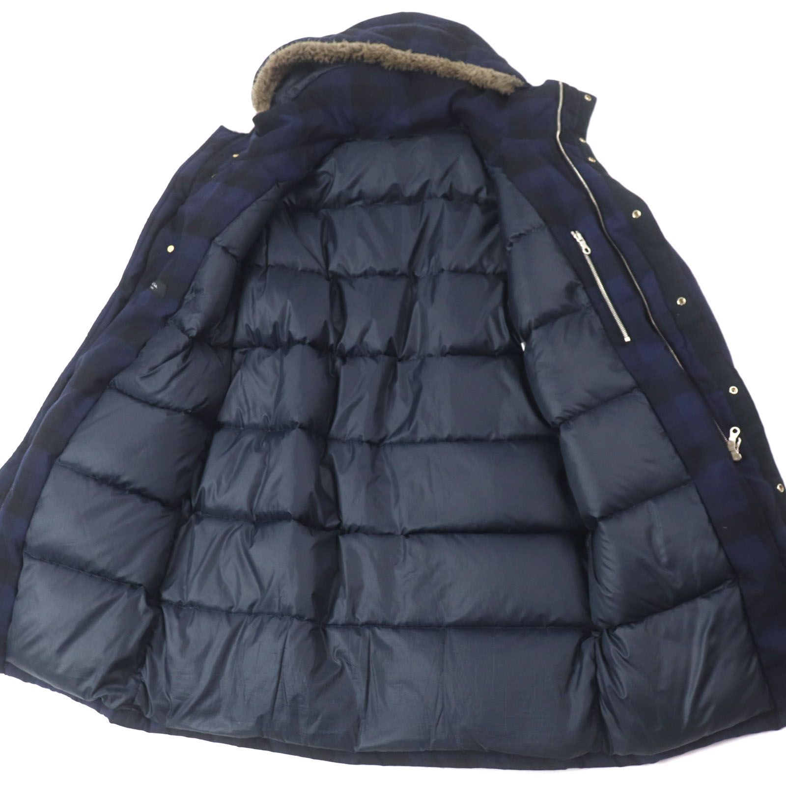 美品▽Paul Smith LONDON ポールスミスロンドン ウール100% チェック柄 