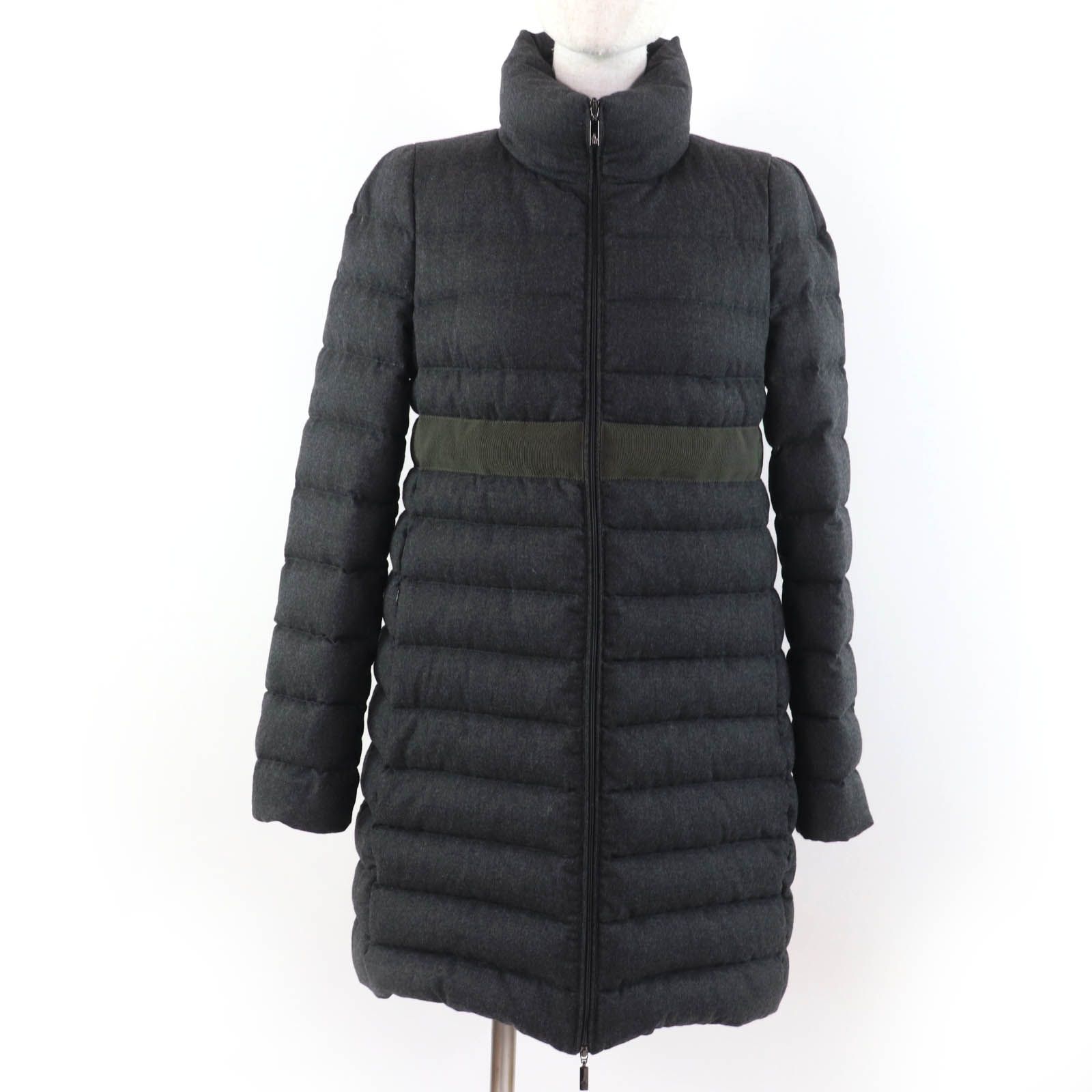 美品☆MONCLER モンクレール SOLOGNE ウール100％ ロゴタグ付 ZIP UP 