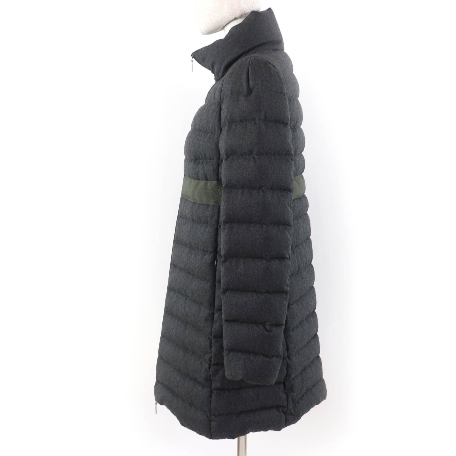美品☆MONCLER モンクレール SOLOGNE ウール100％ ロゴタグ付 ZIP UP 